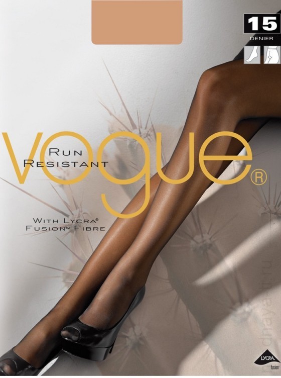 Колготки VOGUE RUN RESISTANT 15 3D (95309) 40-44, 15 DEN, BLACK (черный) фото 1 — Модная Ты