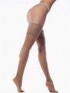 Чулки с силиконовой резинкой GIULIA PASSION 20 auto 1/2, 20 DEN, DAINO (загар) фото 21 — Модная Ты