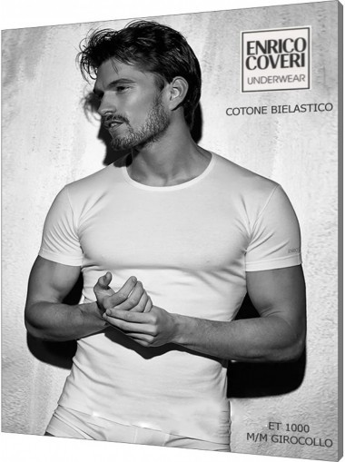 ENRICO COVERI ET1000 uomo mezza manica girocollo — Модная Ты