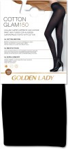 Колготки GOLDEN LADY COTTONGLAM 150 4-L, 150 DEN, NERO (черный) фото 3 — Модная Ты