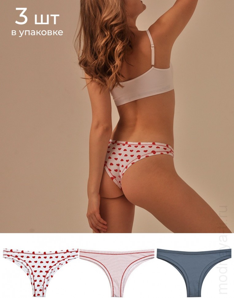 Трусы RossoPorpora DB006 BRASILIANO DONNA фото 1 — Модная Ты