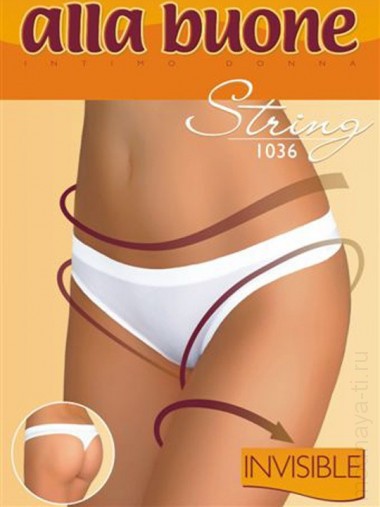 Трусы ALLA BUONE INVISIBLE 1036 STRING — Модная Ты