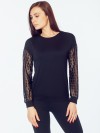 JADEA 4074 MAGLIA MANICA LUNGA M/L, NERO (черный) фото 3 — Модная Ты