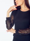 JADEA 4074 MAGLIA MANICA LUNGA M/L, NERO (черный) фото 6 — Модная Ты