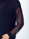 JADEA 4074 MAGLIA MANICA LUNGA M/L, NERO (черный) фото 7 — Модная Ты