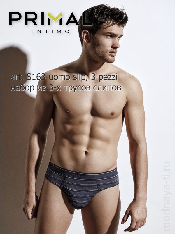 PRIMAL S163 uomo slip, 3 pezzi фото 1 &mdash; Модная Ты
