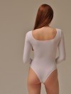 Боди женское MY BO297 BODY SCOLLATURA QUADRATA фото 4 — Модная Ты