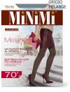 Колготки MINIMI MELANGE 70 2-S, 70 DEN, GRIGIO MELANGE (серый мел) фото 1 — Модная Ты