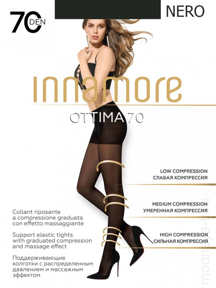 Колготки INNAMORE OTTIMA 70 4-L, 70 DEN, DAINO (загар) фото 1 — Модная Ты
