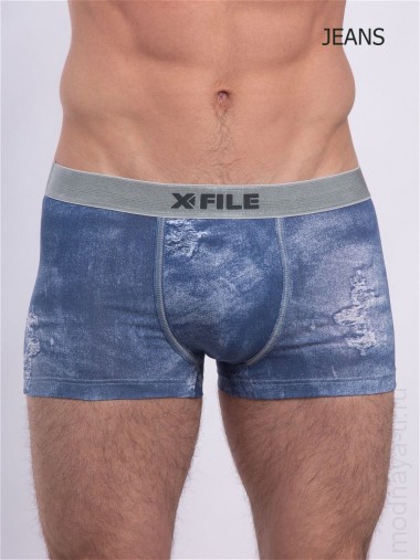 X FILE DENIM BOXER — Модная Ты