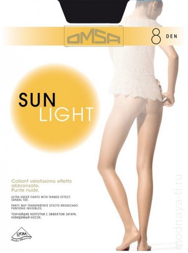 Колготки OMSA SUN LIGHT 8 — Модная Ты