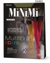 Цветные колготки MiNiMi Multifibra Colors 70 2-S, 70 DEN, ROSSO MOSTO (вишневый) фото 1 — Модная Ты