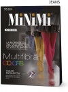 Цветные колготки MiNiMi Multifibra Colors 70 2-S, 70 DEN, ROSSO MOSTO (вишневый) фото 7 — Модная Ты