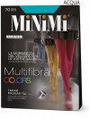 Цветные колготки MiNiMi Multifibra Colors 70 2-S, 70 DEN, ROSSO MOSTO (вишневый) фото 19 — Модная Ты