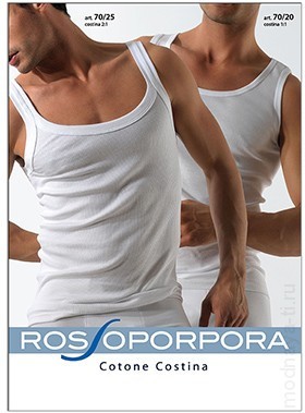 Майка RossoPorpora 70/20 VOGATORE SPALLA LARGA COSTINA фото 1 — Модная Ты