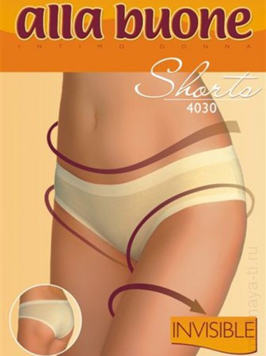 Трусы ALLA BUONE INVISIBLE 4030 SHORTS — Модная Ты