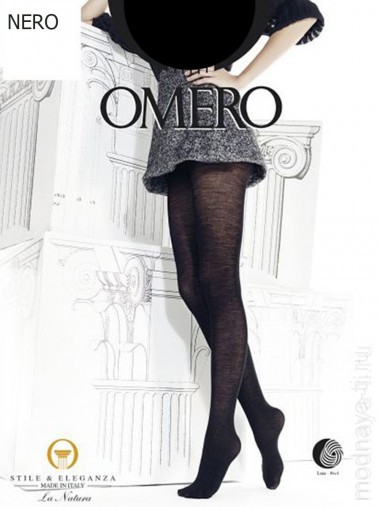 Теплые колготки OMERO ERMETE 80 LANA — Модная Ты