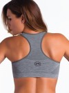 Спортивный топ INTIMIDEA ACTIVE FIT DONNA TOP MELANGE M/L, GRIGIO MELANGE (серый меланж) фото 2 — Модная Ты