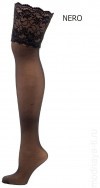 Чулки OMERO SUPERB 20 AUTO 2-S, 20 DEN, NERO (черный) фото 4 — Модная Ты