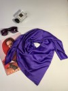 Платок женский PlatokNude размер 90x90, серо-фиолетового цвета фото 26 — Модная Ты