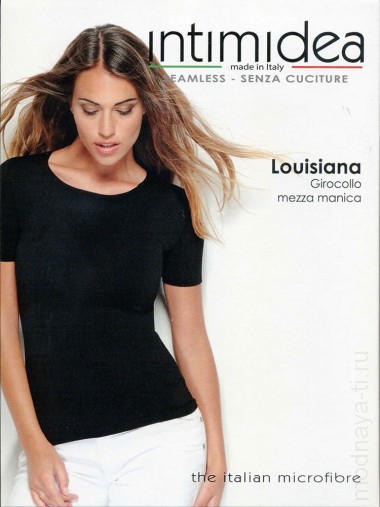INTIMIDEA LOUISIANA girocollo mezza manica — Модная Ты
