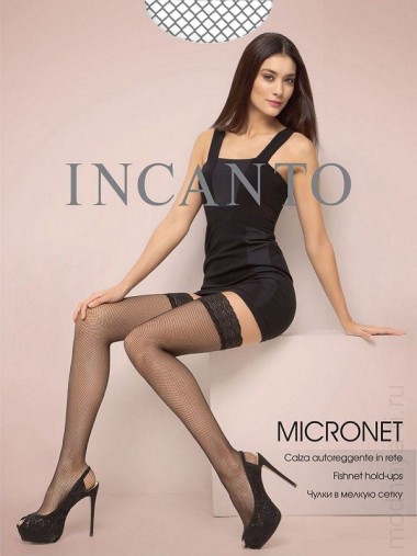 Чулки в сетку INCANTO MICRONET AUTO — Модная Ты