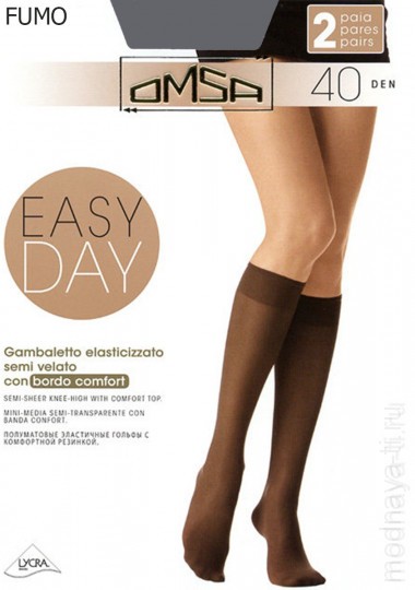 Гольфы OMSA EASY DAY 40 GAMBALETTO — Модная Ты