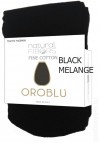 Колготки OROBLU YASEMIN FINE COTTON 3-L, BLACK (черный) фото 2 — Модная Ты