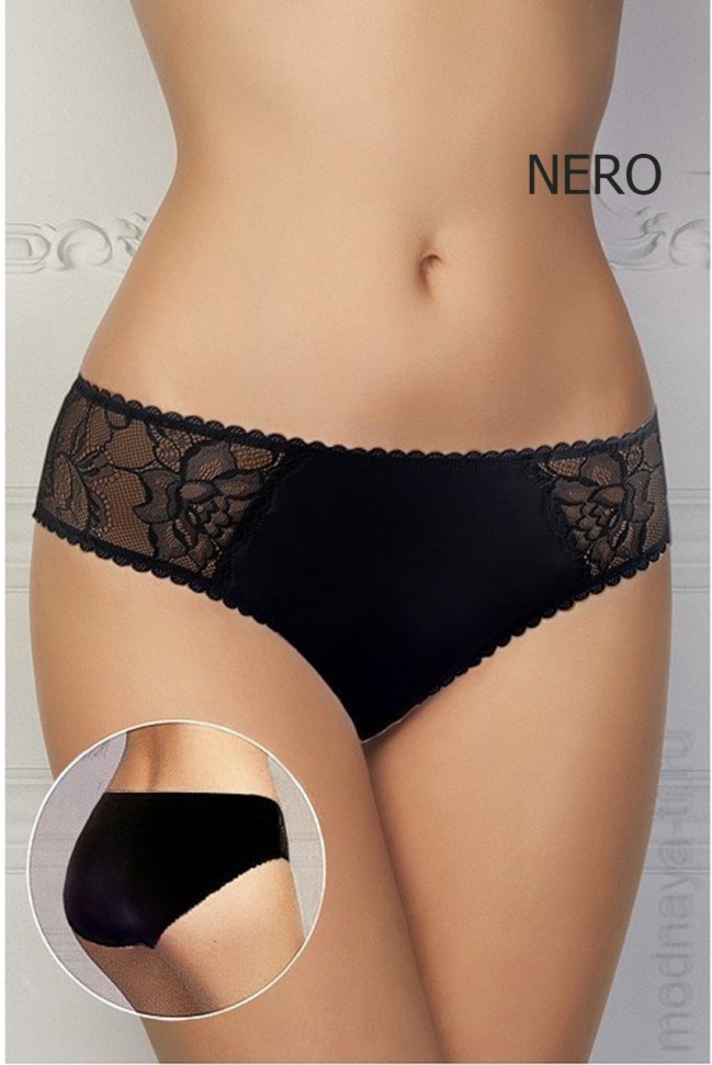 Трусы INNAMORE INTIMO BD CREMONA 33314 SLIP 5(XL), NERO (черный) фото 1 — Модная Ты