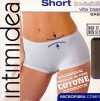 Трусы шорты INTIMIDEA SHORT INVISIBILE VITA BASSA S/M, NERO (черный) фото 1 — Модная Ты