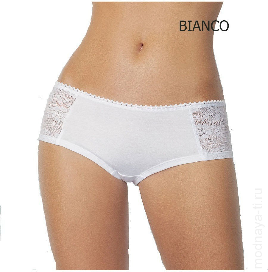 Трусы женские INNAMORE INTIMO BD MOLISE 35308 SHORTS 4(L), BIANCO (белый) фото 1 — Модная Ты