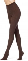 Колготки FILODORO Thermo Feeling 4-L, 100 DEN, TABACCO MELANGE (коричневый меланж) фото 5 — Модная Ты