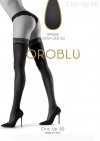 Чулки OROBLU BAS CHIC UP 50 BLACK (черный), 3-L фото 2 — Модная Ты