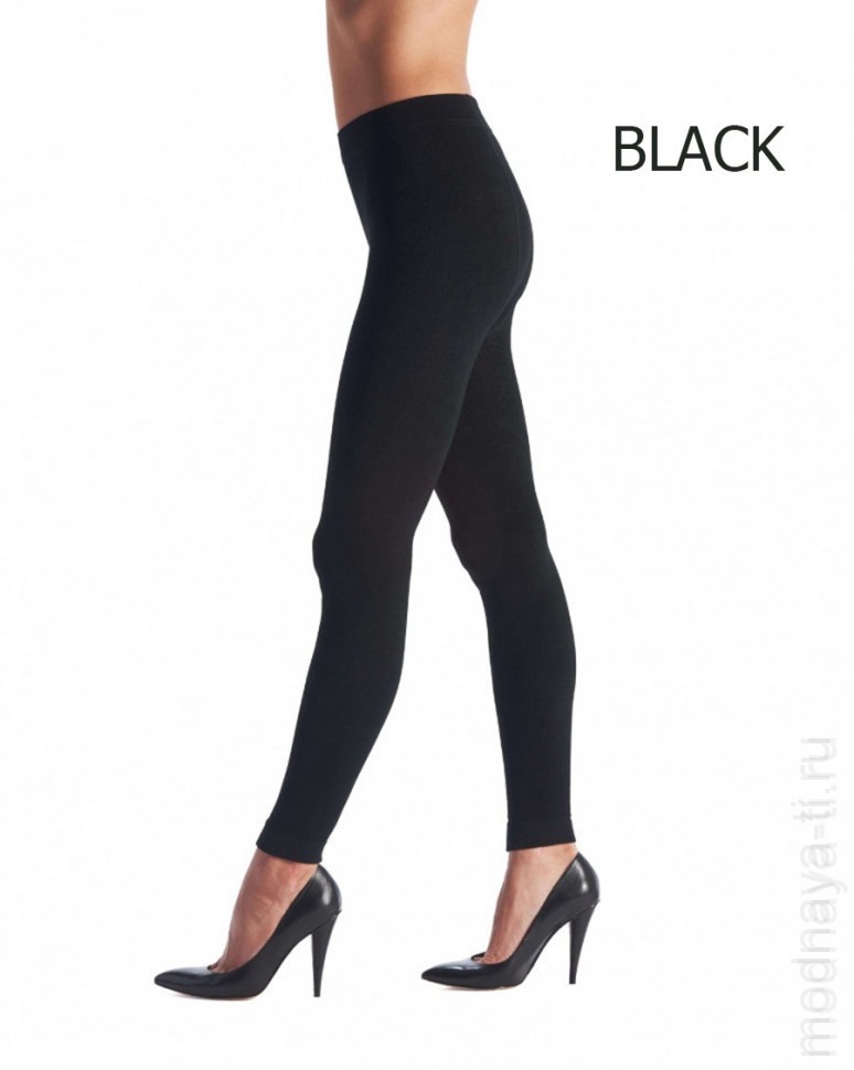 Купить леггинсы oroblu warm soft 100 leggings l/xl, 100 den, black (черный)  с доставкой