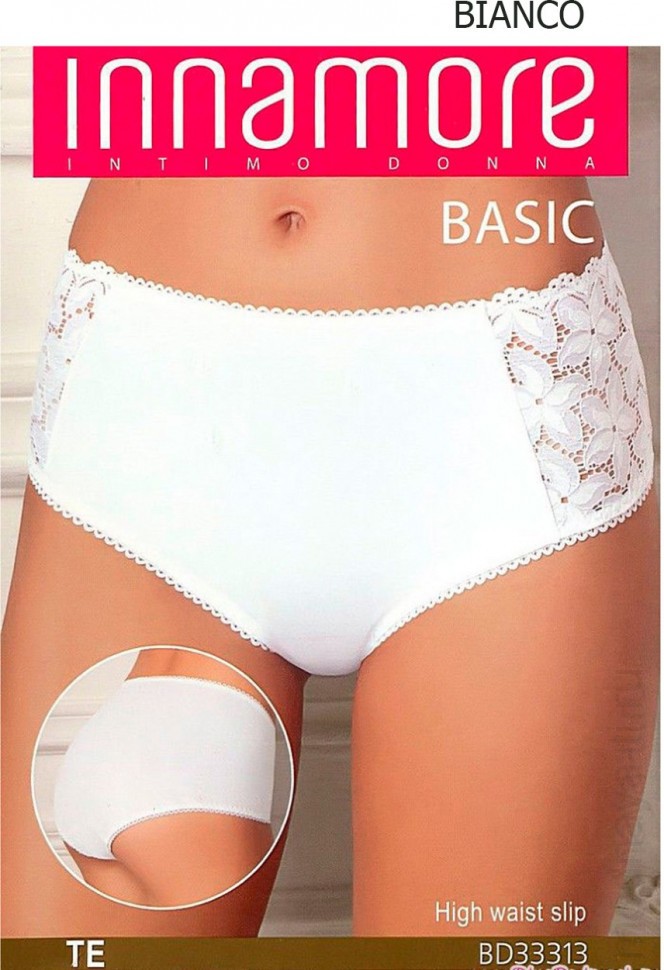 Трусы INNAMORE INTIMO BD TE 33313 SLIP 4(L), BIANCO (белый) фото 1 — Модная Ты