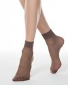 CONTE elegant TENSION 20 socks, 2 pairs 23-25, 20 DEN, BRONZ (бронзовый) фото 7 — Модная Ты