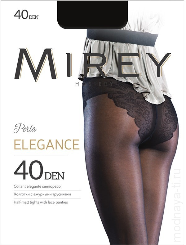 Колготки Mirey elegance 40 DEN, 2, CAFFE (кофе) фото 1 &mdash; Модная Ты